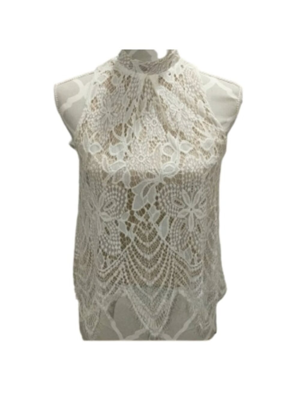 Love, fire Nordstrom halter style lace top